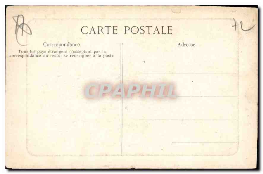 CPA Alpes Mancelles Saint Leonard des Bois Sarthe  — Verso