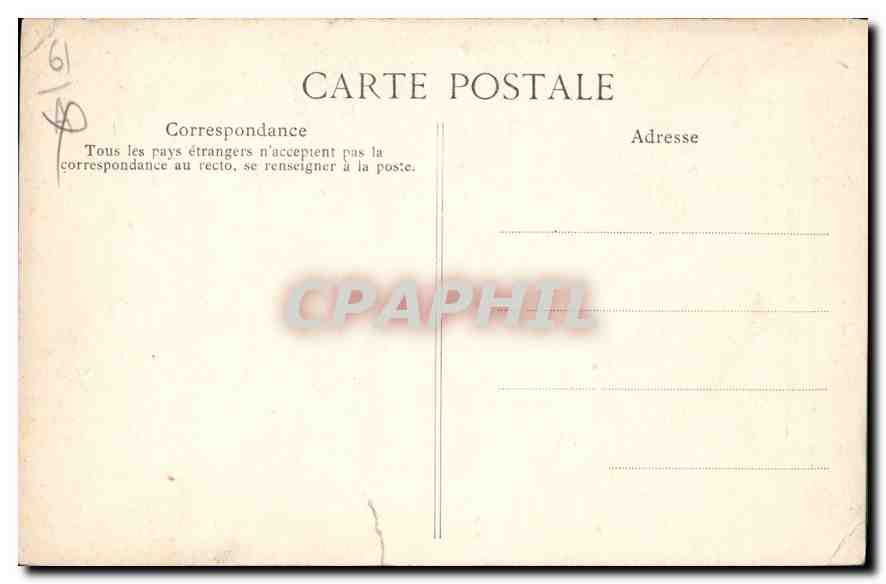 CPA Les Alpes Mancelles Environs d'Alencon Orne Saint Leonard des Bois  — Rückseite