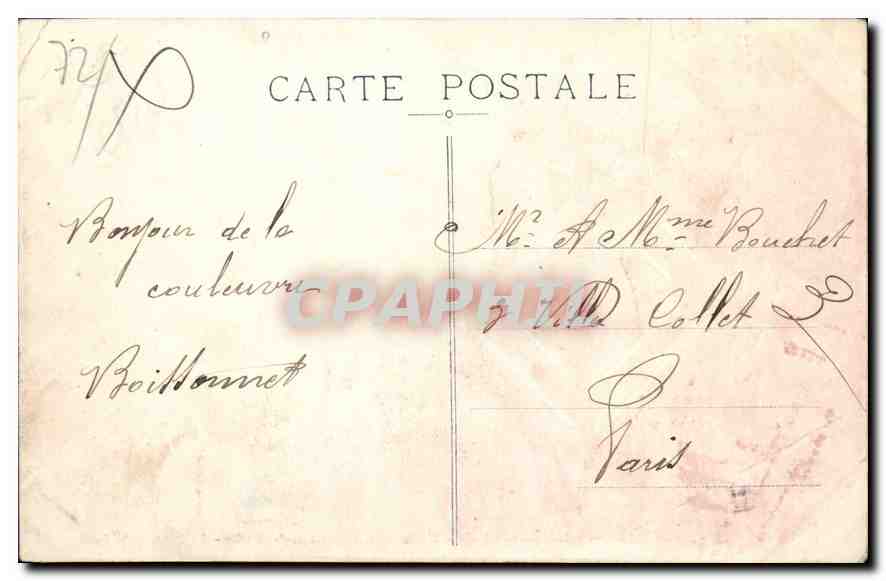 CPA Les Alpes Mancelles St Leonard des Bois  — Rückseite
