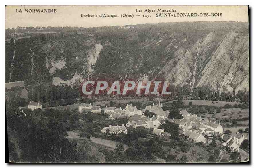 Le Alpi Mancelle — Saint-Léonard-des-Bois — Editore: M.D.P. n° 127