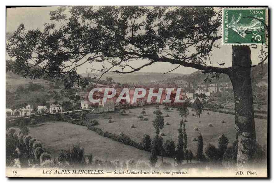 Les Alpes Mancelles — Saint-Léonard-des-Bois, vue générale — ND. Phot.