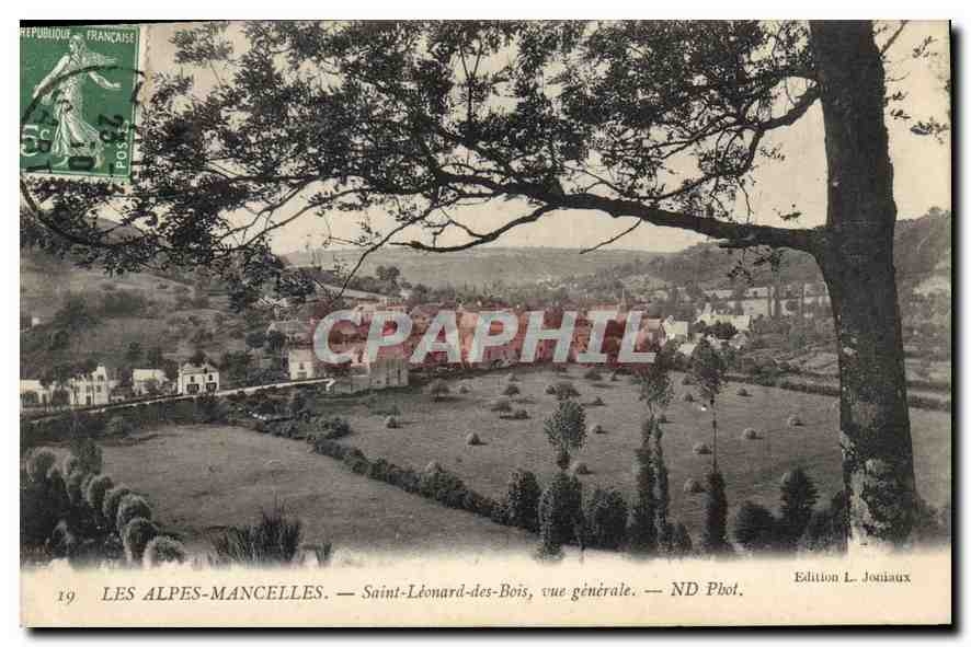 Les Alpes-Mancelles — Saint-Léonard-des-Bois, vue générale — Edition L. Joniaux