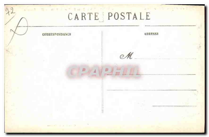 CPA Les Alpes Mancelles Saint Leonard des Bois et la Butte du Haut Fourche  — Rückseite