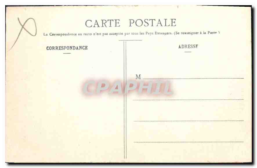 CPA Alpes Mancelles St Leonard des Bois Route de Fresnay  — Rückseite