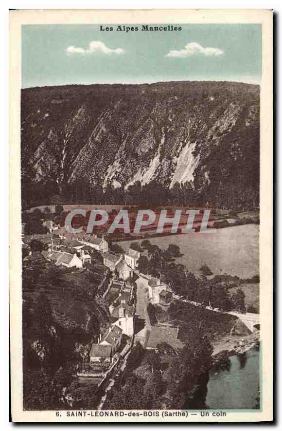 CPA Les Alpes Mancelles Saint Leonard des Bois Sarthe Un coin 