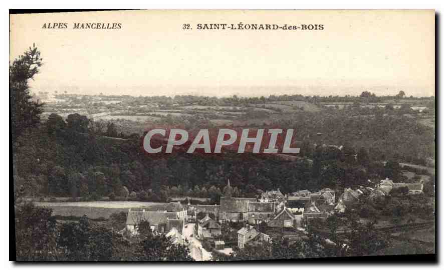 Saint-Léonard-des-Bois — vue panoramique — ALPES MANCELLES, n°32