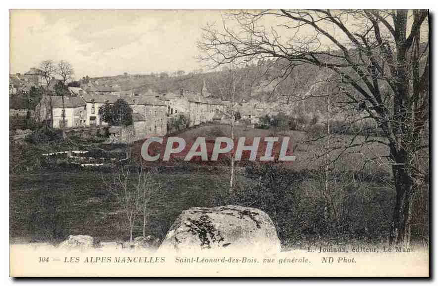 Les Alpes Mancelles — Saint-Léonard-des-Bois, vue générale — L. Jomiaux, éditeur, Le Mans