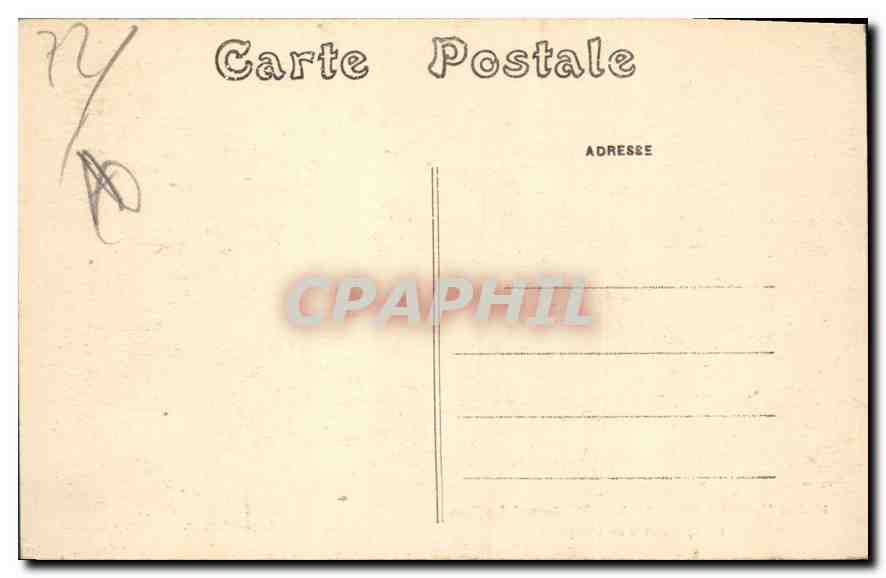 CPA Les Alpes Mancelles Sarthe St Leonard des Bois Perspective d'un Chapelet  — Rückseite