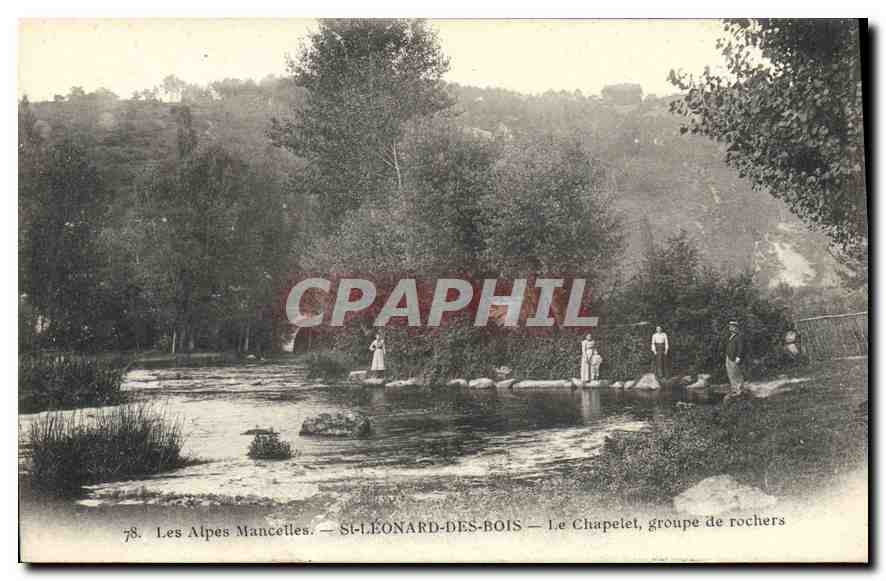 Les Alpes Mancelles — St-Léonard-des-Bois — Le Chapelet, groupe de rochers