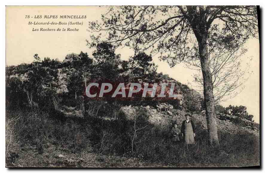 Los Rocas de La Roche — St-Léonard-des-Bois (Sarthe) — CPAPHIL