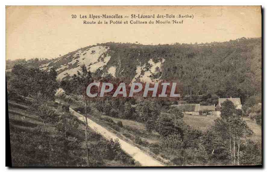 Les Alpes-Mancelles — St-Léonard-des-Bois (Sarthe) — Route de la Poëté et Collines du Moulin Neuf