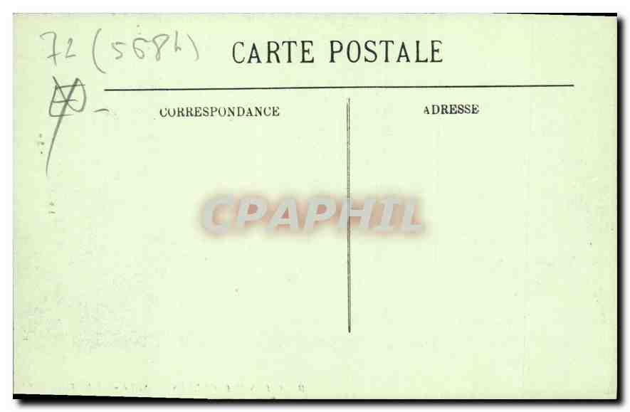 CPA Alpes Mancelles St Leonard des Bois  — Verso