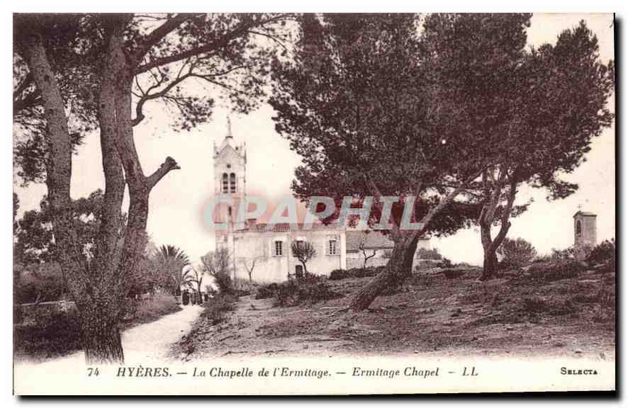 CPA Hyeres la Chapelle de l'Ermitage 