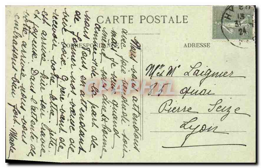 Hyères — Entrée de l'Église St-Paul et porte de la Montée St-Bernard — Agence de Journaux, Hyères — Achterkant