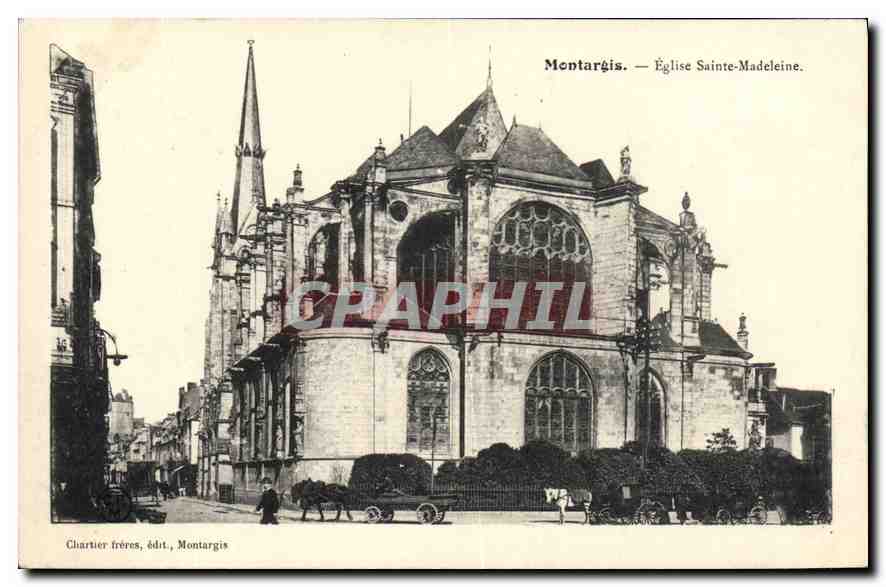 CPA Montargis Eglise Sainte Madelaine 