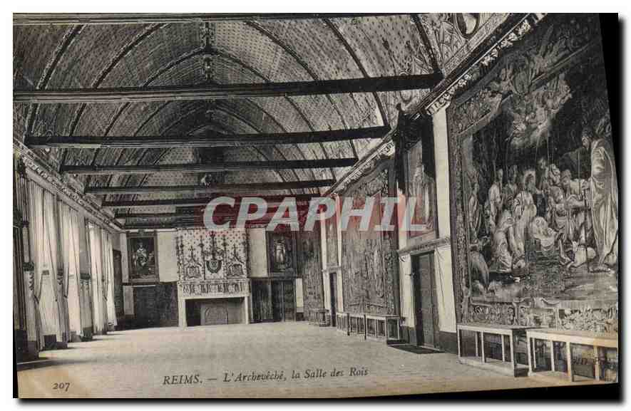 CPA Reims L'Archeveche la Salle des Rois 