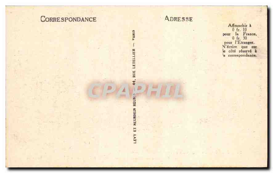 CPA Hyeres Vue Generale prise de l'Avenue Godillot  — Rückseite