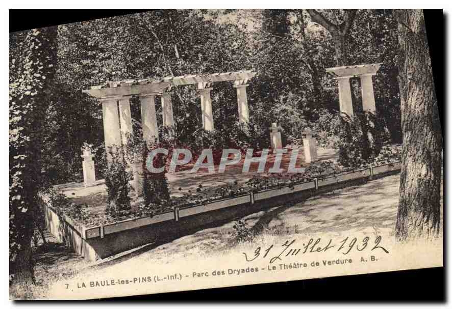 CPA Le Baule les Pins L Inf Parc des Dryades Le Theatre de Verdure 