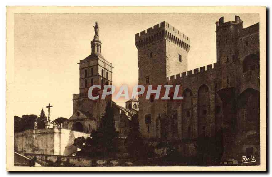 CPA Avignon Vaucluse La Cathedrale Notre Dame des Doms 