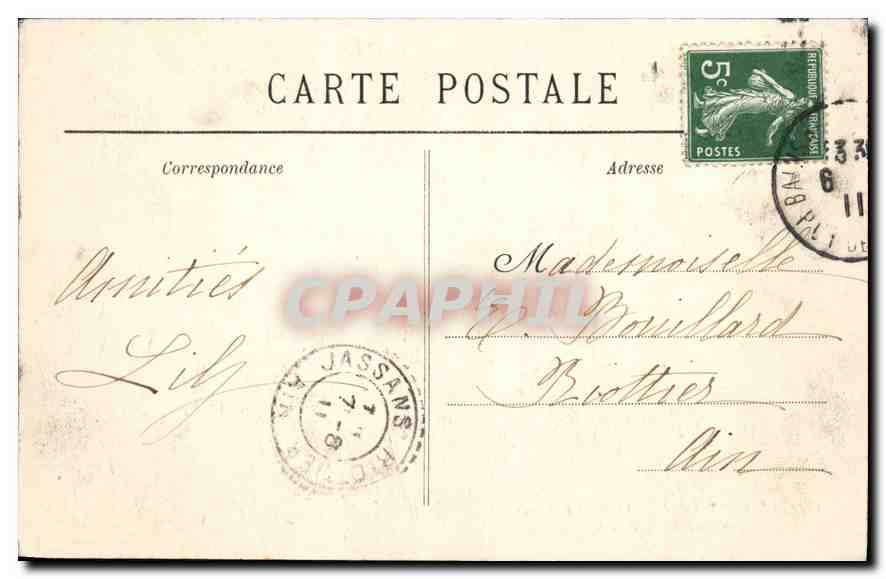 CPA Le Mont Dore Le Sancy Rochers de la Vallee d'Enfer  — Verso