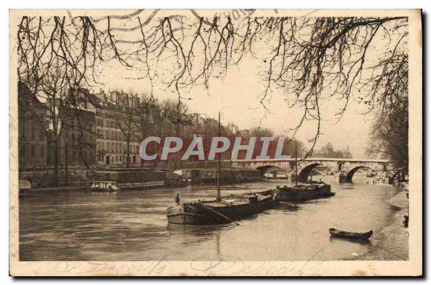 CPA Paris La Seine au Pont Marie 