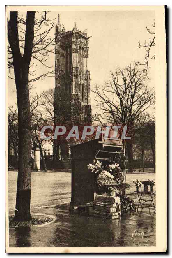 CPA Paris En Flanant La Tour St Jacques 