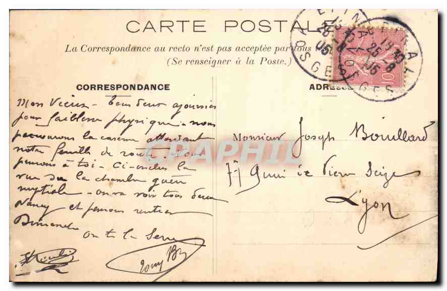 CPA Epinal Casernes de Courcy Chantraine Militaria — Rückseite