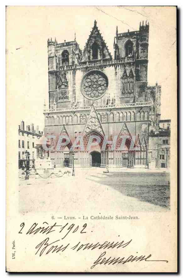 Lyons — La Cathédrale Saint-Jean — E.H., Paris, n°6