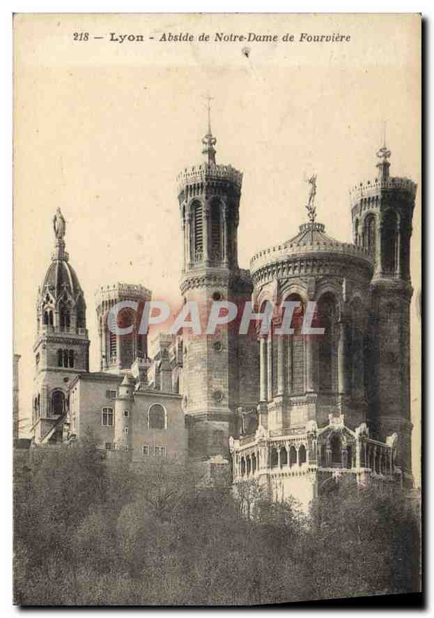 CPA Lyon Abside de Notre Dame de Fourviere 