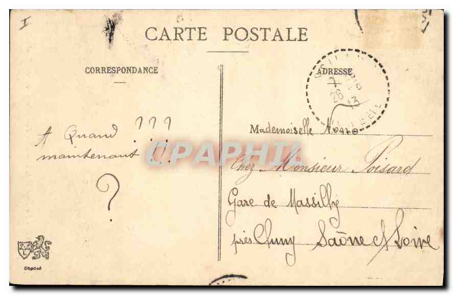 CPA Lyon La Tour Metallique et le Funiculaire de Saint Paul  — Verso