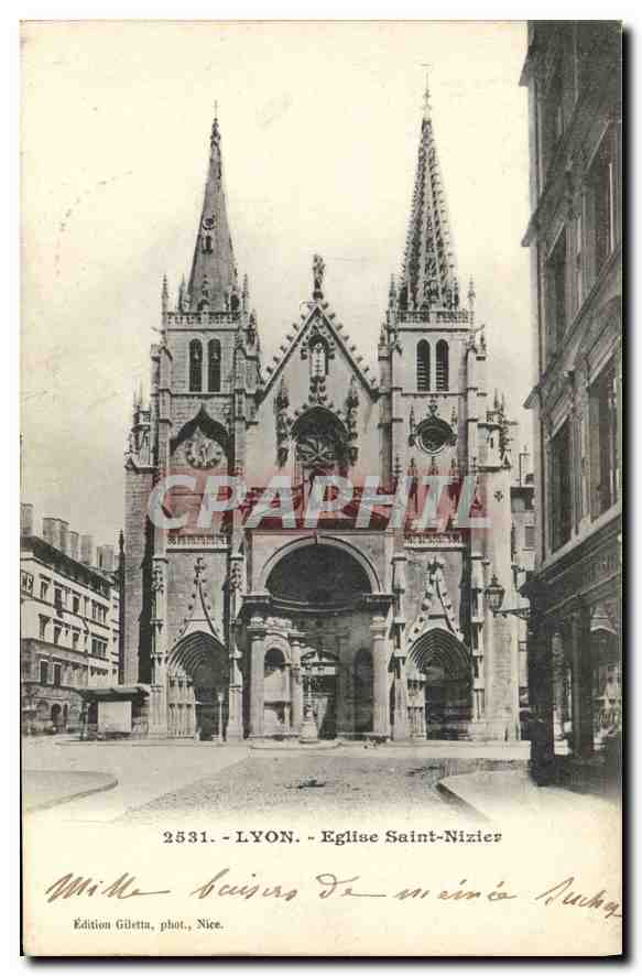 CPA Lyon Eglise Saint Nizier 