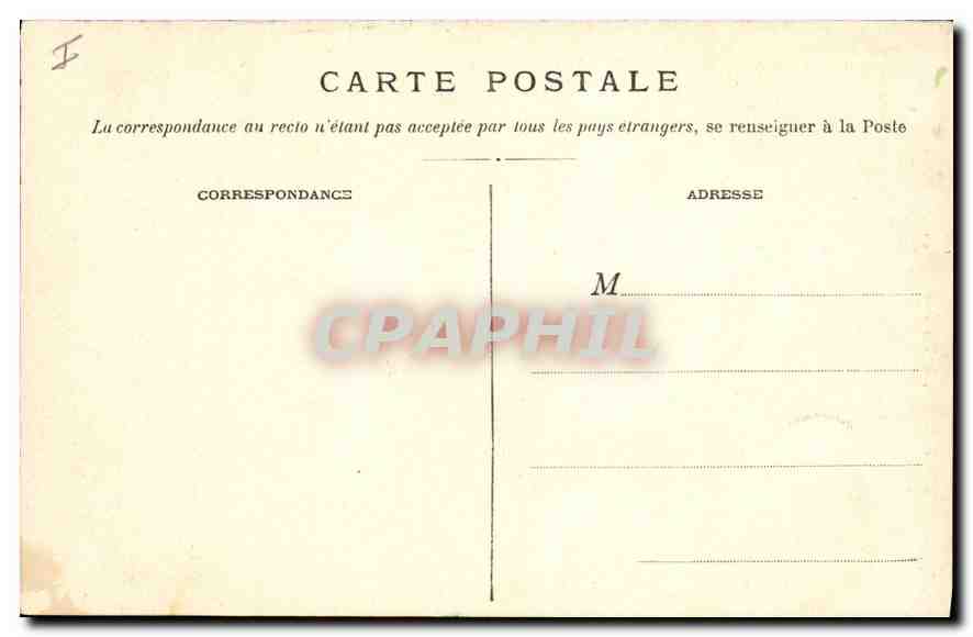 CPA Lyon Fourviere la Terrasse  — Verso