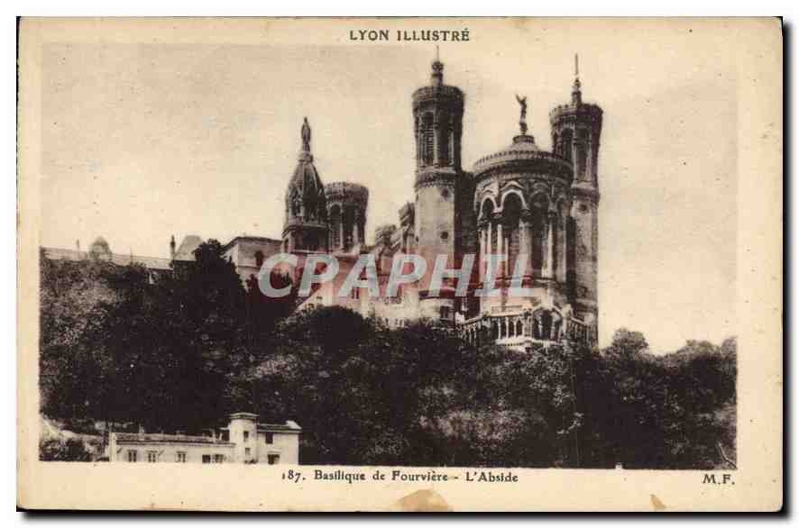 CPA Lyon Illustre Basilique de Fourviere L'Abside 