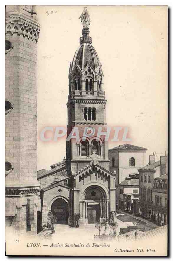 CPA Lyon Ancien Sanctuaire de Fourviere 