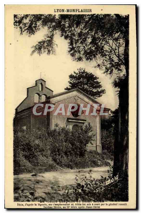 CPA Lyon Monplaisir Lu vieille Chapelle de Saint Arbun 