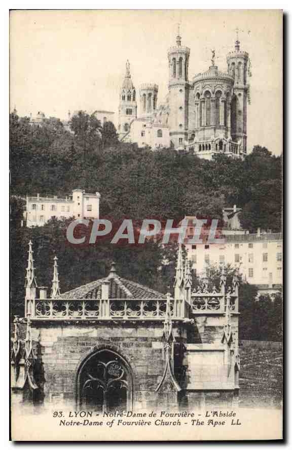 CPA Lyon Notre Dame de Fourviere L'Abside Notre Dame 