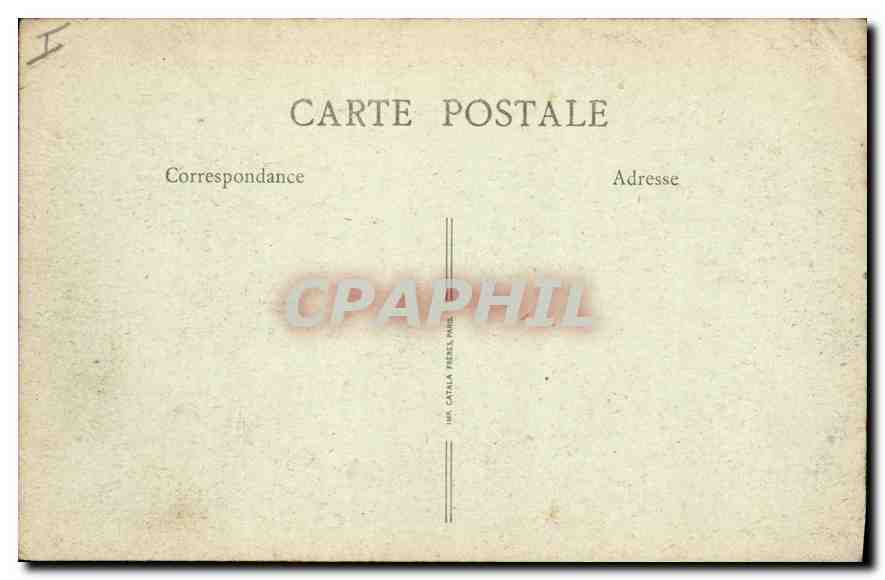 CPA Lyon Le Pont Tilsitt et coteau de Fourviere  — Verso
