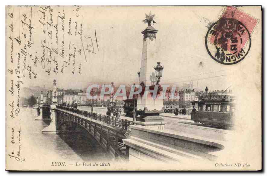 CPA Lyon Le Pont du Midi 