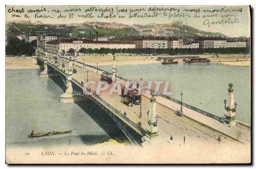 CPA Lyon Le Pont du Midi 
