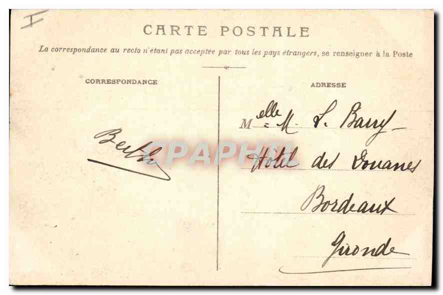 CPA Lyon Pont Lafayette  — Verso