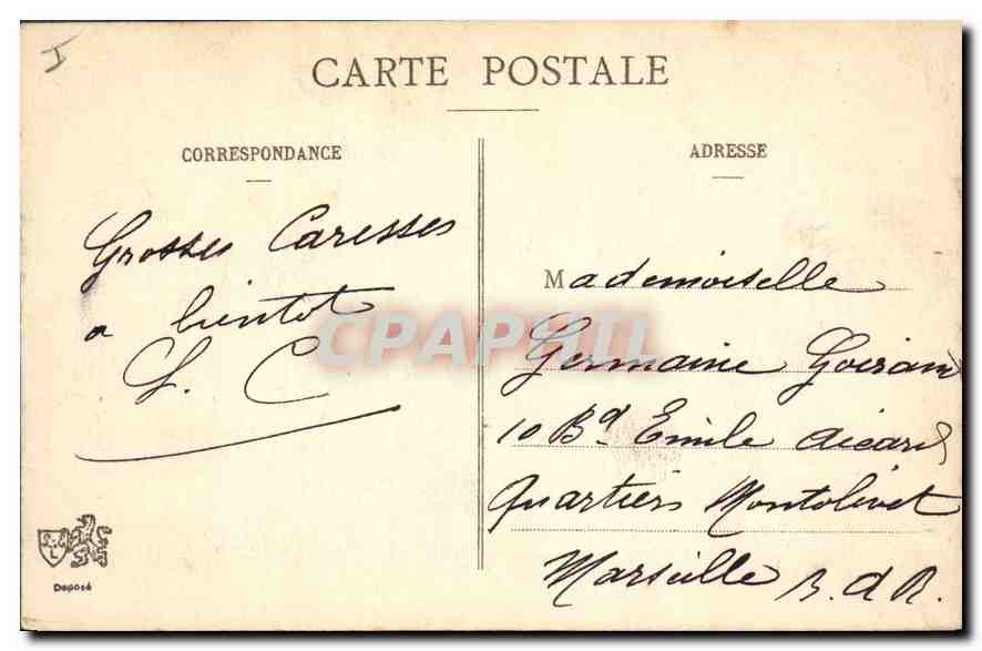 CPA Lyon Pont de la Guillotiere et Hotel Dieu  — Verso