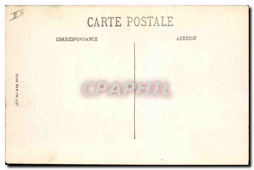 CPA Lyon Vue sur la Saone et la Croix Rousse  — Verso