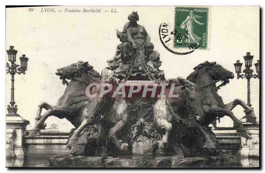 CPA Lyon Fontaine Bartholdi 