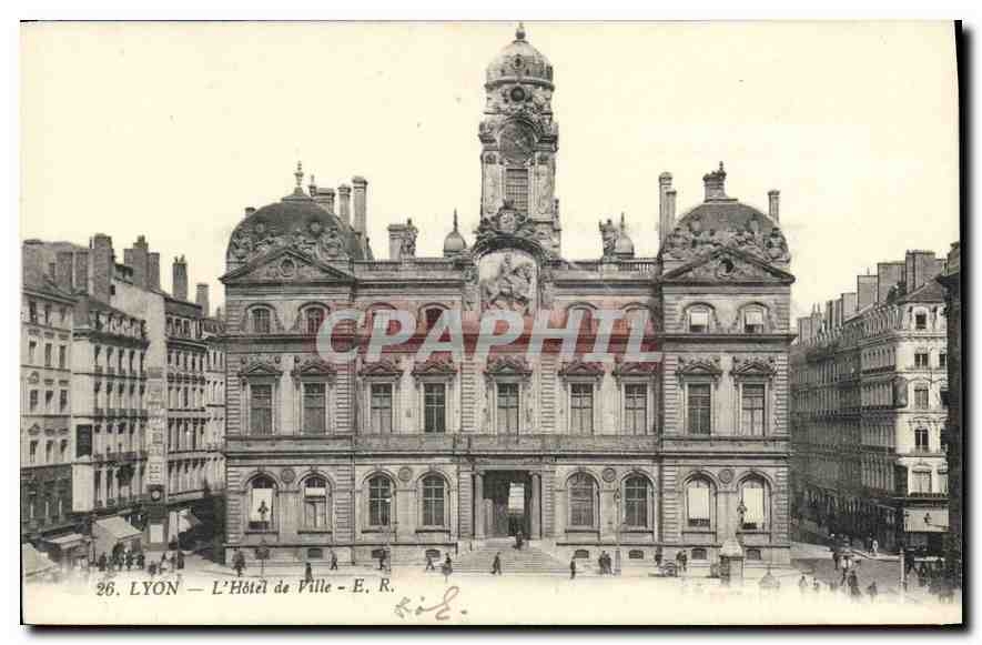LYON — L'Hôtel de Ville — E. R. n°26
