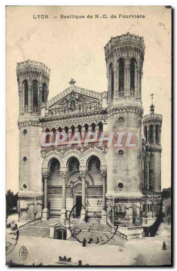 CPA Lyon Basilique de ND de Fourviere 