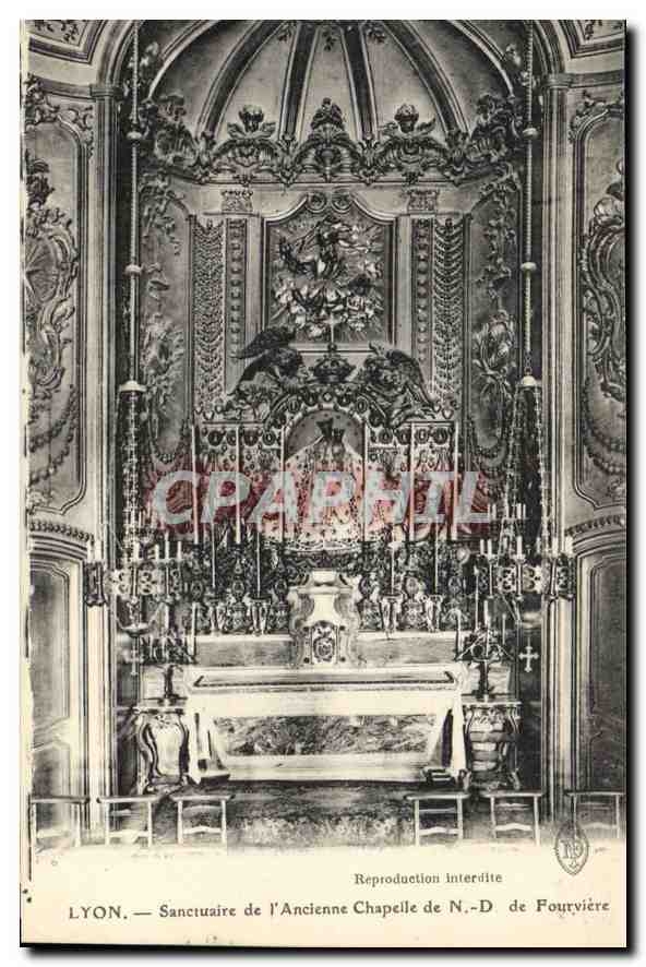CPA Lyon Sanctuaire de l'Ancienne Chapalle de ND de Fourviere 