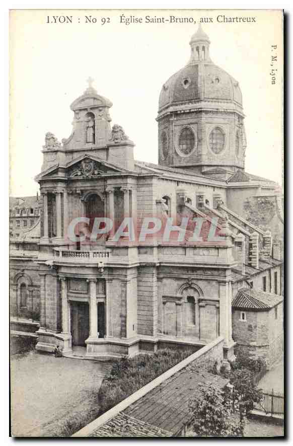CPA Lyon Eglise Saint Bruno aux Chartreux 