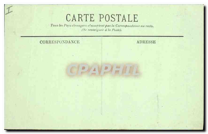 CPA Lyon Archeveche de Fourviere  — Verso