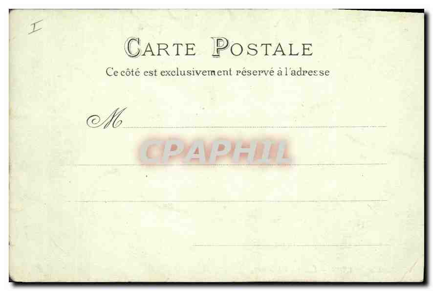 CPA Lyon Eglise Saint Nizier  — Verso