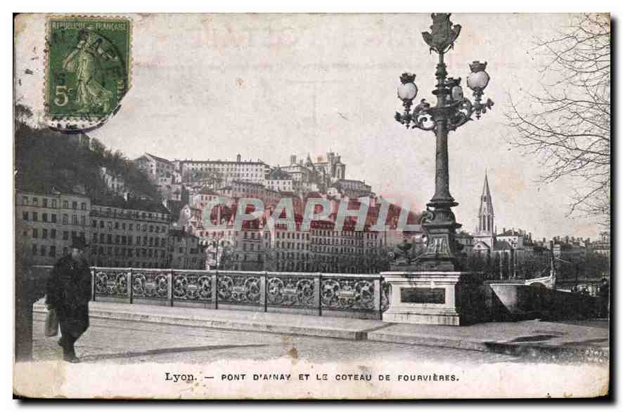 CPA Lyon Pont d'Anay et le Coteau de Fourvieres 